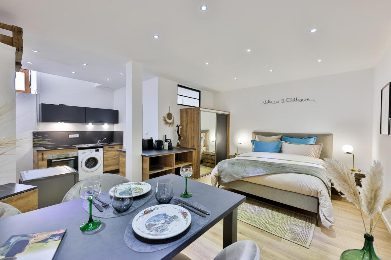Studio Des 3 Chateaux Husseren-les-Châteaux Екстериор снимка